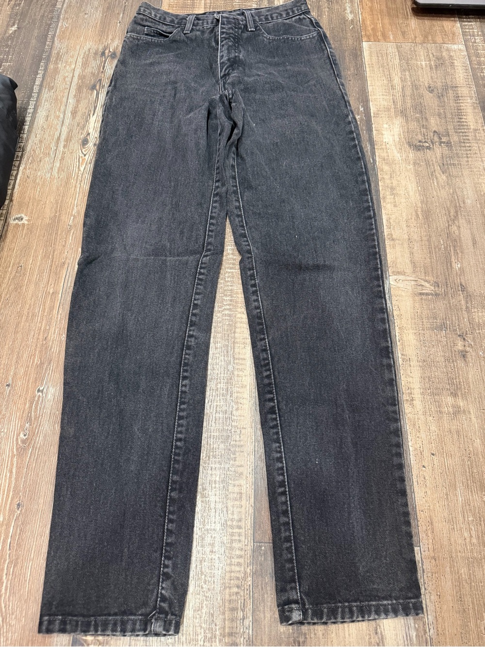Guess Women's Straight Leg Black Washed Jeans
